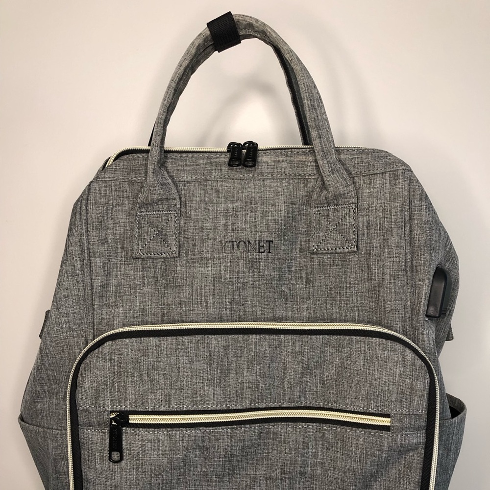 Women's Gray Ytonet Laptop Backpack